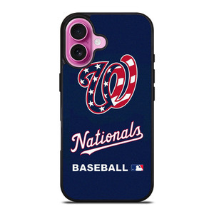 WASHINGTON NATIONALS BASEBALL MLB SYMBOL iPhone 16 Plus Case Cover WASHINGTON NATIONALS BASEBALL MLB SYMBOL iPhone 16 Plus Case Cover