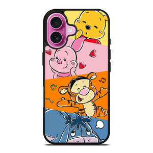 WINNIE THE POOH CARTOON COLLAGE iPhone 16 Plus Case Cover WINNIE THE POOH CARTOON COLLAGE iPhone 16 Plus Case Cover