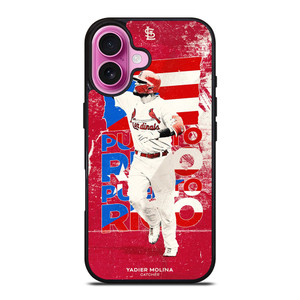YADIER MOLINA SAINT LOUIS CARDINALS MLB iPhone 16 Plus Case Cover YADIER MOLINA SAINT LOUIS CARDINALS MLB iPhone 16 Plus Case Cover