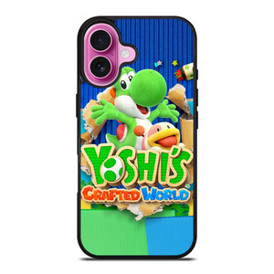 YOSHI CRAFTED WORLD GAMES iPhone 16 Plus Case Cover YOSHI CRAFTED WORLD GAMES iPhone 16 Plus Case Cover