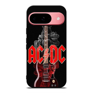 ACDC ROCK BAND GUITAR Google Pixel 9 Case Cover ACDC ROCK BAND GUITAR Google Pixel 9 Case Cover