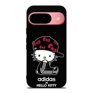 ADIDAS X HELLO KITTY BLACK Google Pixel 9 Case Cover ADIDAS X HELLO KITTY BLACK Google Pixel 9 Case Cover