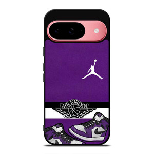 AIR JORDAN PURPLE LOGO Google Pixel 9 Case Cover AIR JORDAN PURPLE LOGO Google Pixel 9 Case Cover