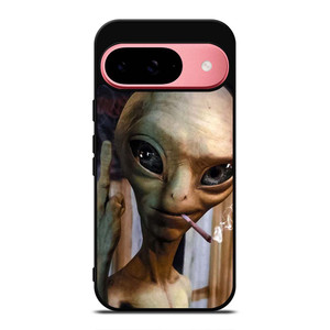 ALIEN MIDDLE FINGER SMOKING Google Pixel 9 Case Cover ALIEN MIDDLE FINGER SMOKING Google Pixel 9 Case Cover
