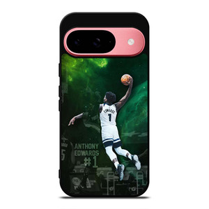 ANTHONY EDWARDS MINNESOTA TIMBERWOLVES NBA DUNK Google Pixel 9 Case Cover ANTHONY EDWARDS MINNESOTA TIMBERWOLVES NBA DUNK Google Pixel 9 Case Cover