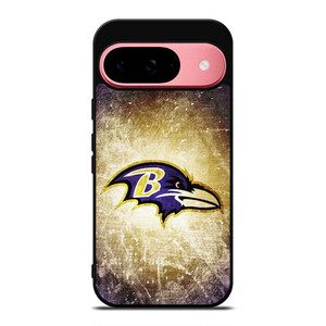 BALTIMORE RAVENS NFL METAL LOGO Google Pixel 9 Case Cover BALTIMORE RAVENS NFL METAL LOGO Google Pixel 9 Case Cover