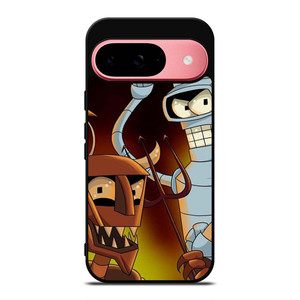 BENDER ROBOT DEVIL FUTURAMA CARTOON Google Pixel 9 Case Cover BENDER ROBOT DEVIL FUTURAMA CARTOON Google Pixel 9 Case Cover
