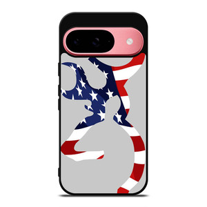 BROWNING DEER USA FLAG LOGO Google Pixel 9 Case Cover