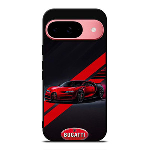 BUGATTI SUPER CAR RED LOGO Google Pixel 9 Case Cover BUGATTI SUPER CAR RED LOGO Google Pixel 9 Case Cover