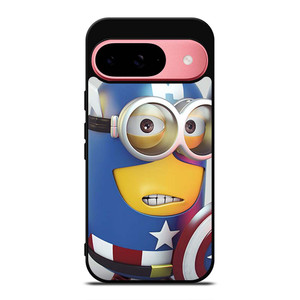 CAPTAIN AMERICA MINION CARTOON Google Pixel 9 Case Cover CAPTAIN AMERICA MINION CARTOON Google Pixel 9 Case Cover