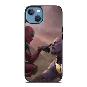 DEADPOOL THANOS MARVEL FUNNY iPhone 13 Case Cover DEADPOOL THANOS MARVEL FUNNY iPhone 13 Case Cover