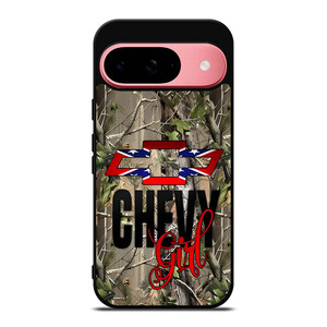 CHEVY GIRL CHEVROLET REBEL CAMO LOGO Google Pixel 9 Case Cover CHEVY GIRL CHEVROLET REBEL CAMO LOGO Google Pixel 9 Case Cover