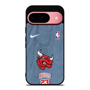 CHICAGO BULLS NIKE NBA CARTOON Google Pixel 9 Case Cover CHICAGO BULLS NIKE NBA CARTOON Google Pixel 9 Case Cover