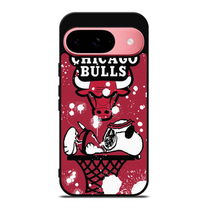 CHICAGO BULLS SNOOPY CARTOON Google Pixel 9 Case Cover CHICAGO BULLS SNOOPY CARTOON Google Pixel 9 Case Cover