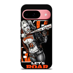 CINCINNATI BENGALS HARLEY QUINN Google Pixel 9 Case Cover CINCINNATI BENGALS HARLEY QUINN Google Pixel 9 Case Cover