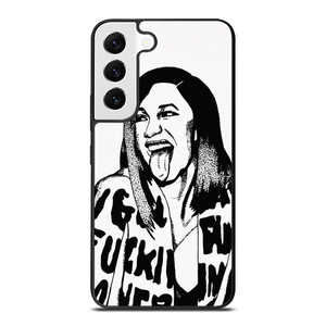 CARDI B CARTOON ILLUSTRATION Samsung Galaxy S22 Case Cover CARDI B CARTOON ILLUSTRATION Samsung Galaxy S22 Case Cover