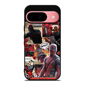 DEADPOOL SUPERHERO COLLAGE Google Pixel 9 Case Cover DEADPOOL SUPERHERO COLLAGE Google Pixel 9 Case Cover
