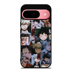 DEKU TODOROKI BAKUGO MY HERO ACADEMIA COLLAGE Google Pixel 9 Case Cover DEKU TODOROKI BAKUGO MY HERO ACADEMIA COLLAGE Google Pixel 9 Case Cover