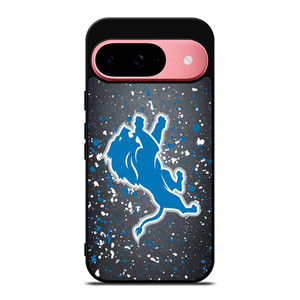 DETROIT LIONS FOOTBALL NFL SPLASHED LOGO Google Pixel 9 Case Cover DETROIT LIONS FOOTBALL NFL SPLASHED LOGO Google Pixel 9 Case Cover