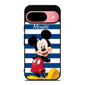 DISNEY MICKEY MOUSE BLUE STRIPE Google Pixel 9 Case Cover DISNEY MICKEY MOUSE BLUE STRIPE Google Pixel 9 Case Cover
