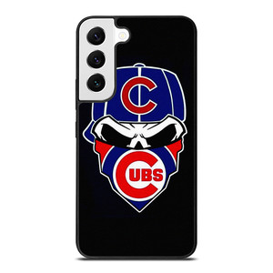 CHICAGO CUBS SKULL Samsung Galaxy S22 Case Cover CHICAGO CUBS SKULL Samsung Galaxy S22 Case Cover