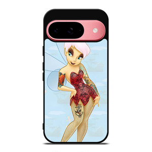 DISNEY TINKERBELL GOTHIC TATOOED CARTOON Google Pixel 9 Case Cover DISNEY TINKERBELL GOTHIC TATOOED CARTOON Google Pixel 9 Case Cover