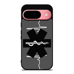 EMT EMS REGISTERED PARAMEDIC LOGO CARBON Google Pixel 9 Case Cover EMT EMS REGISTERED PARAMEDIC LOGO CARBON Google Pixel 9 Case Cover