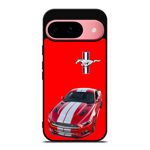FORD MUSTANG RED CAR EMBLEM Google Pixel 9 Case Cover