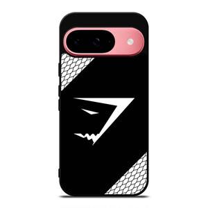 GYMSHARK WHITE CARBON LOGO Google Pixel 9 Case Cover GYMSHARK WHITE CARBON LOGO Google Pixel 9 Case Cover