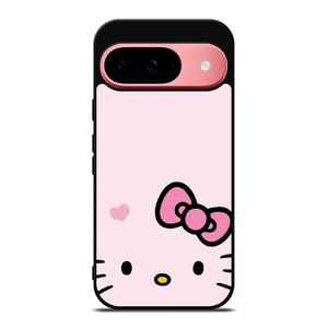 HELLO KITTY FLAT ART PINK Google Pixel 9 Case Cover HELLO KITTY FLAT ART PINK Google Pixel 9 Case Cover