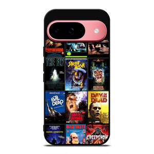 HORROR MOVIES POSTER COLLAGE Google Pixel 9 Case Cover HORROR MOVIES POSTER COLLAGE Google Pixel 9 Case Cover