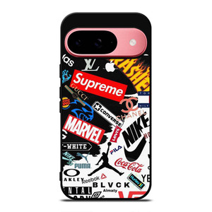 HYPE BEAST FASHION BRAND LOGO COLLAGE Google Pixel 9 Case Cover HYPE BEAST FASHION BRAND LOGO COLLAGE Google Pixel 9 Case Cover