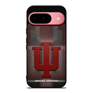 INDIANA HOOSIERS BASKETBALL METAL LOGO Google Pixel 9 Case Cover INDIANA HOOSIERS BASKETBALL METAL LOGO Google Pixel 9 Case Cover