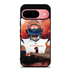 JA'MARR CHASE CINCINNATI BENGALS FOOTBALL Google Pixel 9 Case Cover JA'MARR CHASE CINCINNATI BENGALS FOOTBALL Google Pixel 9 Case Cover