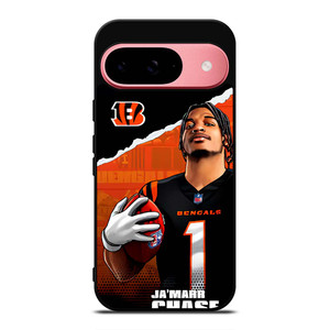 JA'MARR CHASE CINCINNATI BENGALS NFL FOOTBALL Google Pixel 9 Case Cover JA'MARR CHASE CINCINNATI BENGALS NFL FOOTBALL Google Pixel 9 Case Cover
