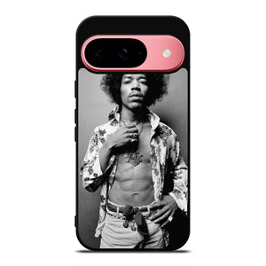 JIMI HENDRIX GUITARIST BLACK WHITE Google Pixel 9 Case Cover JIMI HENDRIX GUITARIST BLACK WHITE Google Pixel 9 Case Cover
