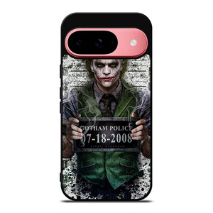 JOKER HEATH LEDGER MUGSHOT Google Pixel 9 Case Cover JOKER HEATH LEDGER MUGSHOT Google Pixel 9 Case Cover