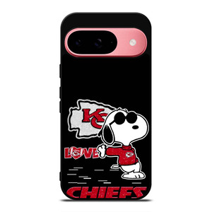 KANSAS CITY CHIEFS NFL SNOOPY Google Pixel 9 Case Cover KANSAS CITY CHIEFS NFL SNOOPY Google Pixel 9 Case Cover