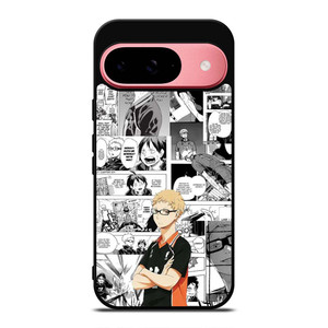 KEI TSUKISHIMA HAIKYUU ANIME COLLAGE Google Pixel 9 Case Cover KEI TSUKISHIMA HAIKYUU ANIME COLLAGE Google Pixel 9 Case Cover