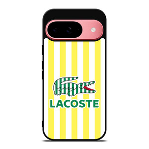 LACOSTE YELLOW STRIPE Google Pixel 9 Case Cover LACOSTE YELLOW STRIPE Google Pixel 9 Case Cover