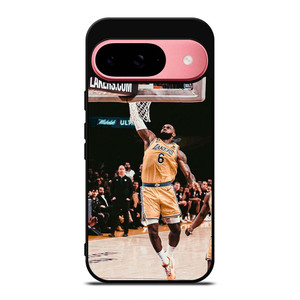 LEBRON JAMES 6 LA LAKERS DUNK Google Pixel 9 Case Cover LEBRON JAMES 6 LA LAKERS DUNK Google Pixel 9 Case Cover