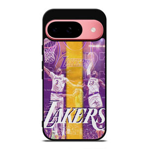 LEBRON JAMES X ANTHONY DAVIS LA LAKERS Google Pixel 9 Case Cover LEBRON JAMES X ANTHONY DAVIS LA LAKERS Google Pixel 9 Case Cover
