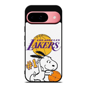 LOS ANGELES LAKERS SNOOPY BASKETBALL Google Pixel 9 Case Cover LOS ANGELES LAKERS SNOOPY BASKETBALL Google Pixel 9 Case Cover