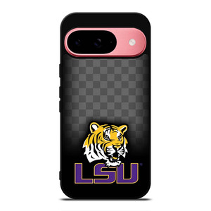 LSU TIGERS FOOTBALL CHECKERBOARD LOGO Google Pixel 9 Case Cover LSU TIGERS FOOTBALL CHECKERBOARD LOGO Google Pixel 9 Case Cover