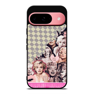 MARILYN MONROE PINK COLLAGE Google Pixel 9 Case Cover MARILYN MONROE PINK COLLAGE Google Pixel 9 Case Cover