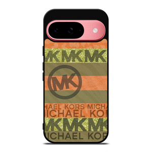 MICHAEL KORS PEACH STRIPE Google Pixel 9 Case Cover MICHAEL KORS PEACH STRIPE Google Pixel 9 Case Cover