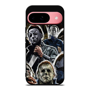 MICHAEL MYERS HALLOWEEN COLLAGE Google Pixel 9 Case Cover MICHAEL MYERS HALLOWEEN COLLAGE Google Pixel 9 Case Cover