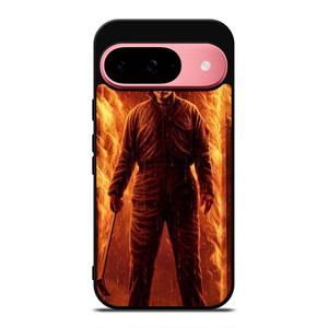 MICHAEL MYERS HALLOWEEN IN FIRE Google Pixel 9 Case Cover MICHAEL MYERS HALLOWEEN IN FIRE Google Pixel 9 Case Cover