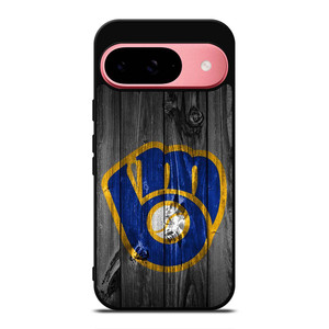 MILWAUKEE BREWERS BASEBALL WOOD LOGO Google Pixel 9 Case Cover MILWAUKEE BREWERS BASEBALL WOOD LOGO Google Pixel 9 Case Cover