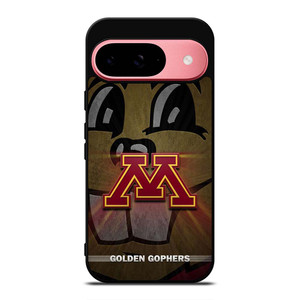 MINNESOTA GOLDEN GOPHERS METAL LOGO Google Pixel 9 Case Cover MINNESOTA GOLDEN GOPHERS METAL LOGO Google Pixel 9 Case Cover